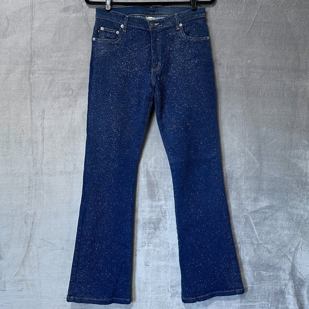 Playboy Glitter Jeans Vintage Y2K Dark Wash Jeans Size 9